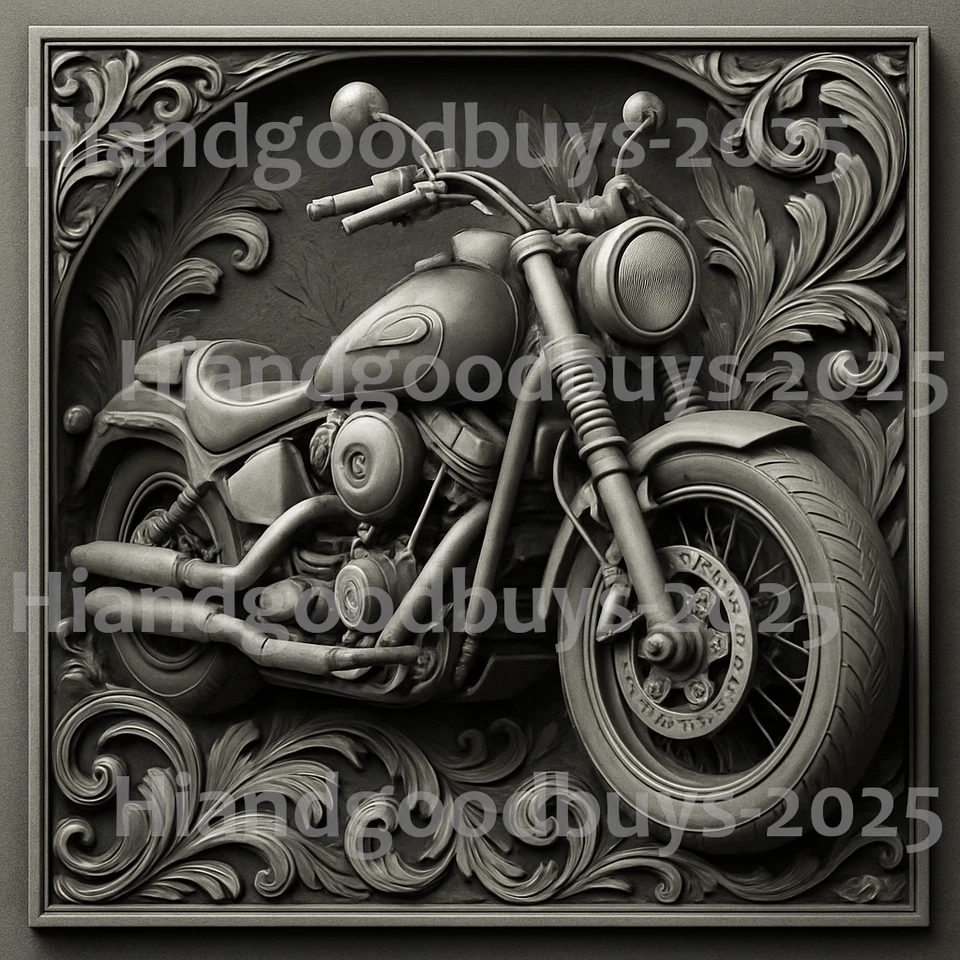 Azulejo cerámico grabado láser 3D MOTOCICLETA 4x4 - único en su clase Foto 1 de 1