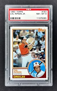 1983 Topps #163 Cal Ripken Jr. (Orioles) PSA 8 NM/MT 2nd Year Card! HOF! - Bild 1 von 2