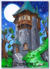 2023 Adventure Kingdoms Stormwater 1 Showcase Sketch Card by CHRIS MEEKS Beauty