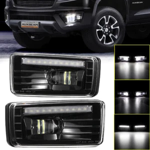 AUXBEAM LED Fog Lights DRL for Chevy Suburban 1500 2500 2007-2013 Tahoe 2007-19 - Picture 1 of 12