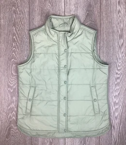 Southern Tide Women's Seagrass Cobie Green Insulated Full Zip Vest L Warm Puffer - Picture 1 of 7