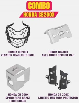 Combo de 4 artículos aptos para HONDA CB 200 X Foto 1 de 2