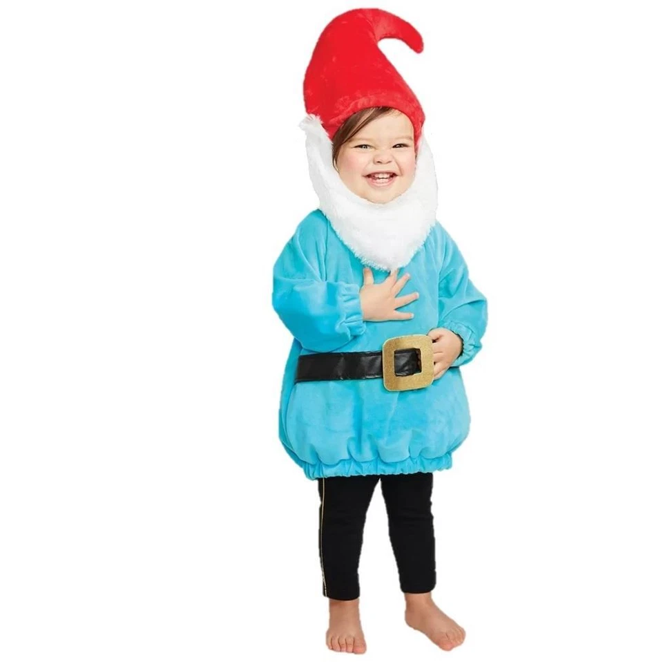 Baby мальчиков девочек сад GNOME костюм для Хэллоуина размер 0/6 6/12 Mo Elf Sprite новый с Ярлыками - Изображение 1 из 1