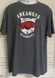 Men's Arkansas Razorbacks Short Sleeve Shirt, X-Large, Gray - Picture 1 of 3