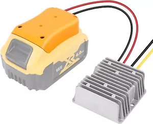 Mellif Step Down convertitore di tensione DC DeWalt 20 V-12 V dock batteria inverter 180 W - Foto 1 di 8