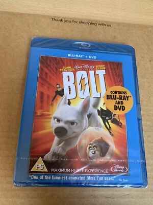 Bolt (2011) Walt Disney Blu ray John Travolta Miley Cyrus Brand New & Sealed - Image 1 of 3