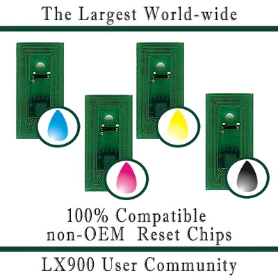 Ink Refill Chips (8 Chips - CMYK - 53428 Compatible) for Primera LX 900 series - Image 1 of 4