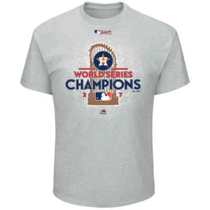 Houston Astros MLB World Series Champions S/S Baseball T-Shirt by Majestic - Picture 1 of 1