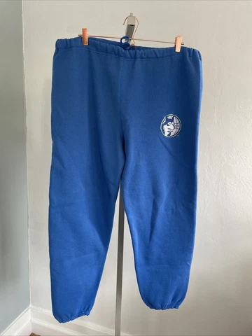 Vintage Minnesota Timberwolves NBA 80s 90s Blue USA  Basketball Sweat Pants - XL Cover