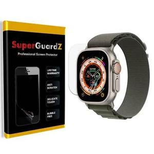 8X SuperGuardZ Clear Screen Protector Guard Shield For Apple Watch Ultra/Ultra 2 - Picture 1 of 8