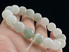 13mm Certified Natural Tianshan Jadeite Jade Beads Bracelet-0297