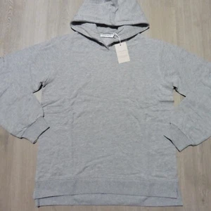 PETER MILLAR Womens S SMALL RELAXED FIT LAVA WASH HOODIE BRITISH GREY PULLOVER - Picture 1 of 13