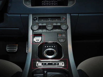Borde de botón de estacionamiento de consola interior de cristal para Range Rover Evoque 2012-2018 Foto 1 de 4