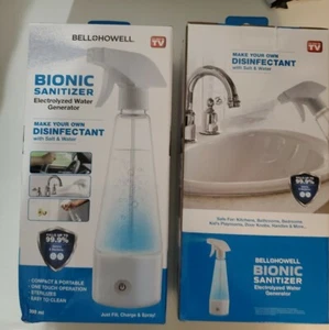 Bell And Howell Bionic Sanitizer Electrolyzed Water Generator, 2 Pack - New - Picture 1 of 2