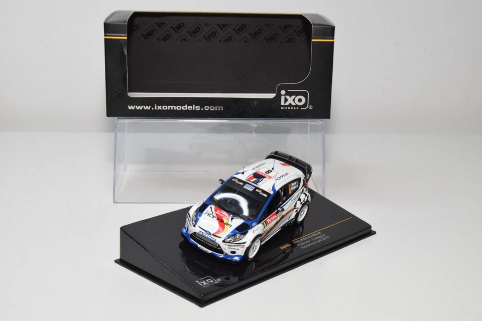 Ford Fiesta RS WRC #8 RALLY MONTE CARLO 2012 DELECOUR B24 1:43 IXO RAM491 SIN USAR, EN CAJA Foto 1 de 4