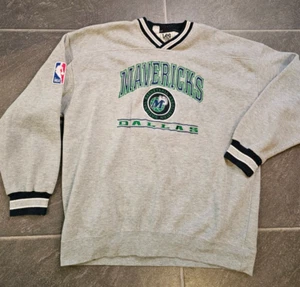 VTG 90's Y2K LEE SPORT MEN'S NBA DALLAS MAVERICKS SWEATSHIRT SZ 2XL - Picture 1 of 3