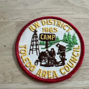N.W. Patch Consiglio Area Campo Toledo 1965 Distretto BSA Scouts America - Foto 1 di 6