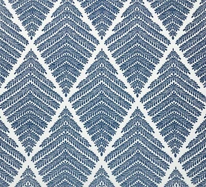 BALLARD DESIGNS EMMELINE LAPIS BLUE CRYPTON PERFORMANCE FABRIC BY THE YARD 55"W - Picture 1 of 6