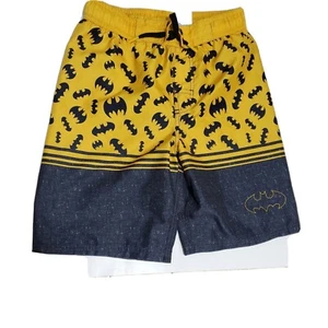 Batman boys Large swimming Shorts trunks UV50 protection 10/12 DC Comics - Picture 1 of 6