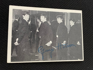 PAUL MCCARTNEY LENNON 2ND SERIES  #72 BLACK & WHITE 1964 TOPPS BEATLES CARD