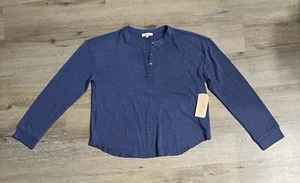 Copper Key Blue Long Sleeve Shirt Women's Size S - Picture 1 of 8
