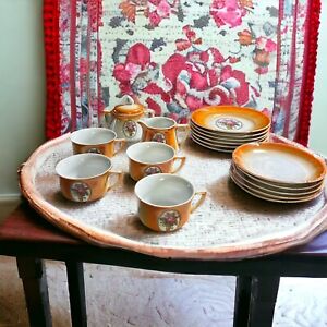 Vintage Eleanor China 17 piece Tea Set Made in Germany ~ RARE!! Circa 1920’s!!