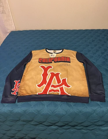 los angeles angels Foco Cooperstown Vintage Style Sweater XL mens brandnew Cover