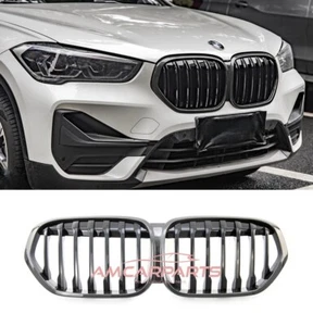 BMW X1 F48 LCI 19-22 CARBON FIBER LOOK FRONT PERFORMANCE NIEREN GITTER GRILLS - Bild 1 von 4