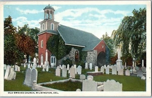 Old Swedes Church Wilmington Delaware Postcard - Picture 1 of 2