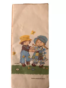 Vintage 1973 Holly Hobbie & Robbie Krepp Papier Tischdecke American Greetings NEU - Bild 1 von 4