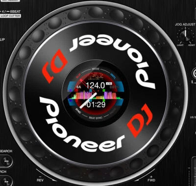 PIONEER DJ XDJ XZ JOG / SLIPMAT GRAPHICS / STICKERS