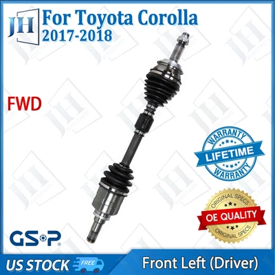 Eje delantero izquierdo OE conductor CV para Toyota Corolla iM L4 2017-2018 1,8 L tracción delantera Foto 1 de 4