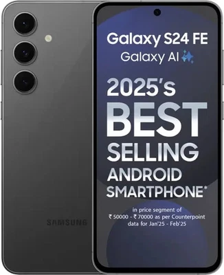 Samsung Galaxy S24 FE 5G Factory Unlocked Dual SIM 128GB 8GB RAM- Graphite - Image 1 of 4