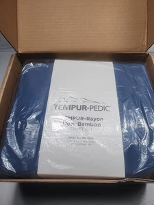 Juego de sábanas Tempur-Pedic TEMPUR-Rayón de bambú gris claro 4 piezas suaves, Cal King - Imagen 1 de 6
