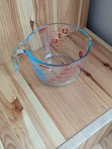 Pyrex 4 Tassen Glas Messbecher 100 Jahre Jubiläum - sauber! - Bild 1 von 7