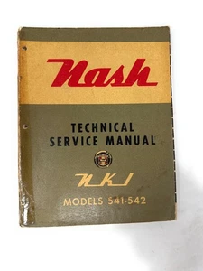 Nash NKI Model 541-542 Technical Service Manual - Picture 1 of 4