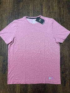 NUEVO CON ETIQUETAS Under Armour Vanish Elite Seamless Fade SS T-Shirt Prime Pink Para hombres XL - Imagen 1 de 10