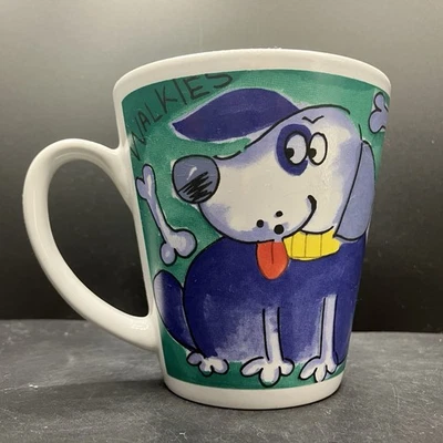 Wessex Collection Walkies Cartoon Dogs & Bones Ceramic Mug *Flawed* - Image 1 of 4