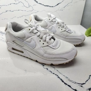 NIKE AIR MAX 90 TWIST "TRIPLE WHITE" WOMENS SZ 6 CV8110-100 - Picture 1 of 7