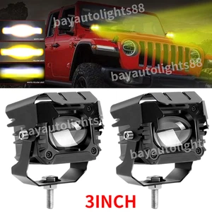3"inch LED Work Light Cube Bar Spot Flood Pods Driving Fog Offroad ATV UTV 120W - Picture 1 of 12