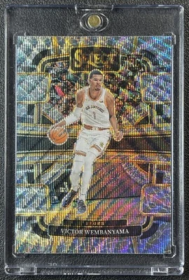 VICTOR WEMBANYAMA 2023-24 PANINI SELECT #87 ROOKIE ELEPHANT PRIZM SSP RC SPURS - Image 1 of 2
