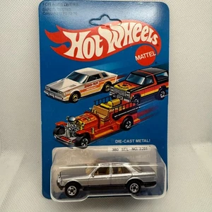 Vintage Hot Wheels Mercedes-Benz 380 SEL No. 3261, 1980s Blue Card – Die-Cast - Picture 1 of 5