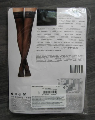 *NEU* halterlose Damenstrümpfe von Calzedonia Schwarz Gr T3/4 M/L - Bild 1 von 2
