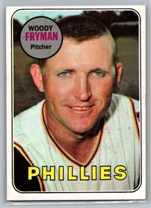 1969 Topps Woody Fryman #51 Philadelphia Phillies EX+ - Picture 1 of 2