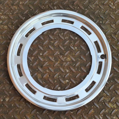 Triumph Herald Spitfire Wheel Trims 13" Slotted Design Set of 4 Made In England. - Image 1 of 4