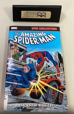 Amazing SpiderMan Epic Collection Vol 8 Man-Wolf At Midnight ~ Ex-Lib Reader OOP - Image 1 of 4