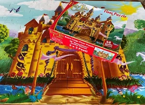 FLOOR PUZZLE Melissa & Doug FAIRY TALE CASTLE 48 Easy Pieces 2 x 3 feet COMPLETE - Picture 1 of 3