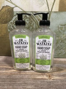 J.R. Watkins Hand Soap Aloe & Green Tea 11 oz 2 Pc. - Picture 1 of 5