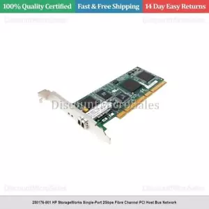 250176-001 HP StorageWorks Single-Port 2Gbps Fibre Channel PCI Host Bus Network - Picture 1 of 1
