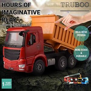 Truboo Construction Truck Toy Kids Large Vehicle Excavator Fire Engine Dumper